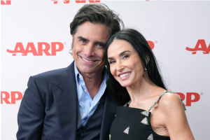 John Stamos and Demi Moore