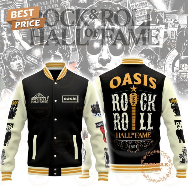 Oasis Rock And Roll Hall Of Fame 2025 Limited Edition Baseball Jacket