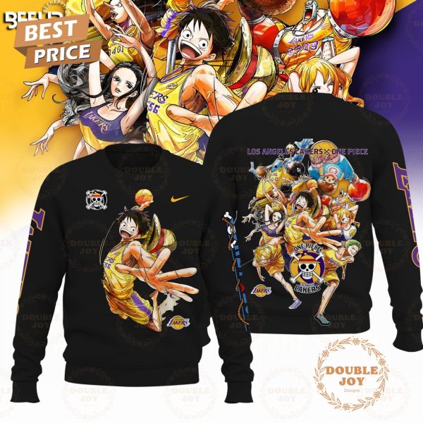 2025 Los Angeles Lakers NBA x Luffy One Piece Limited Edition T-Shirt, Hoodie – Black