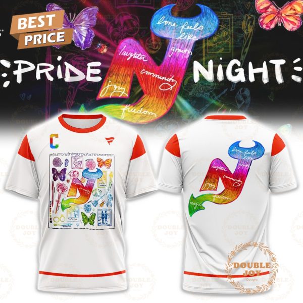 New Jersey Devils NHL 2025 “Pride Night” Limited Edition Hoodie – White