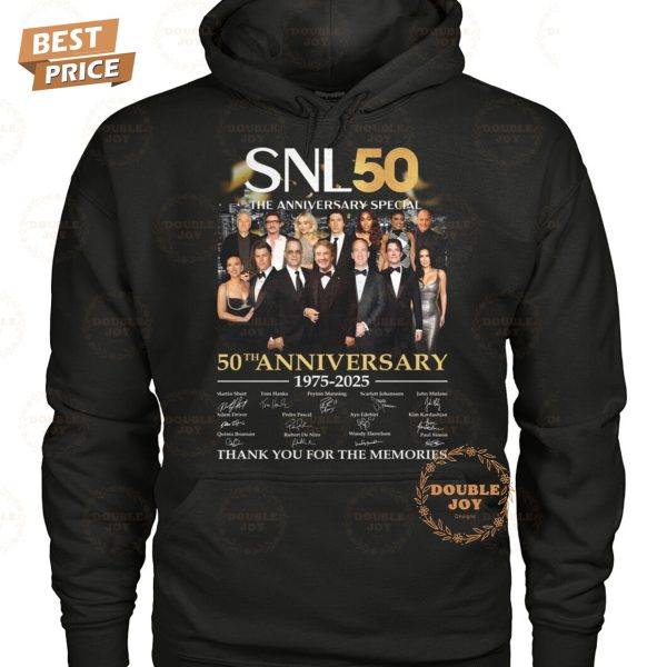 The Anniversary Special Saturday Night Live 50th Anniversary 1975-2025 Thank You For The Memories T-Shirt