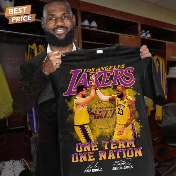 Los Angeles Lakers NBA “One Team, One Nation” New Edition T-Shirt