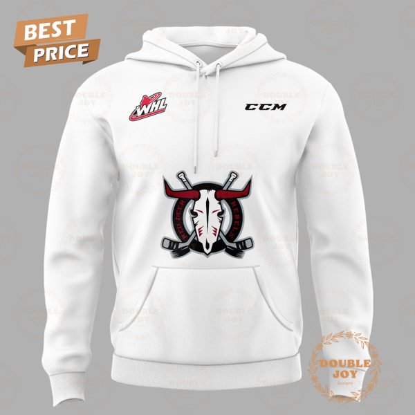 Red Deer Rebels 2025 Limited Edition Hoodie – White