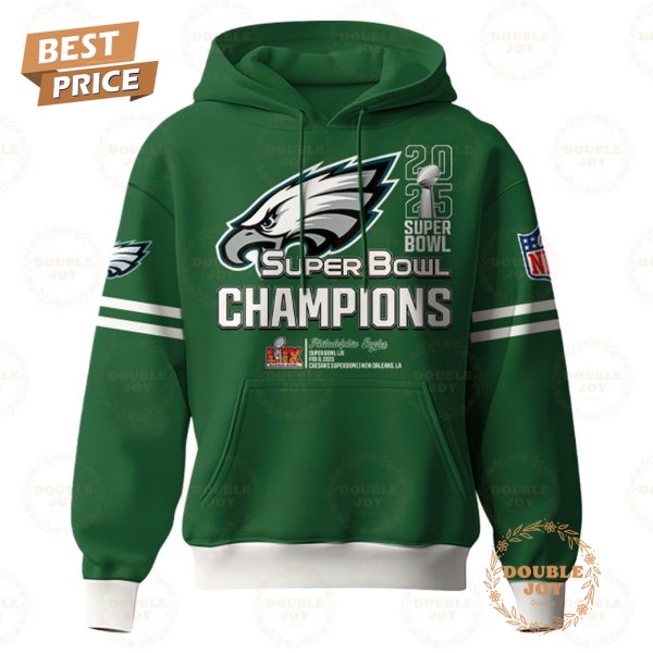 2X Super Bowl Champions LII And LIX Philadelphia Eagles NFL Limited Edition Hoodie – Green