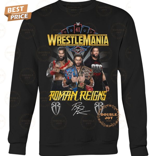 Roman Reigns X WrestleMania Limited Edition T-Shirt