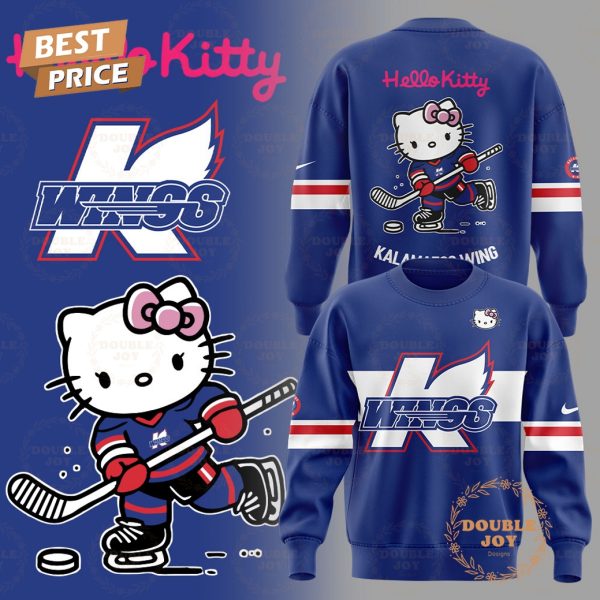 Kalamazoo Wings ECHL Hello Kitty Limited Edition 2025 Hoodie