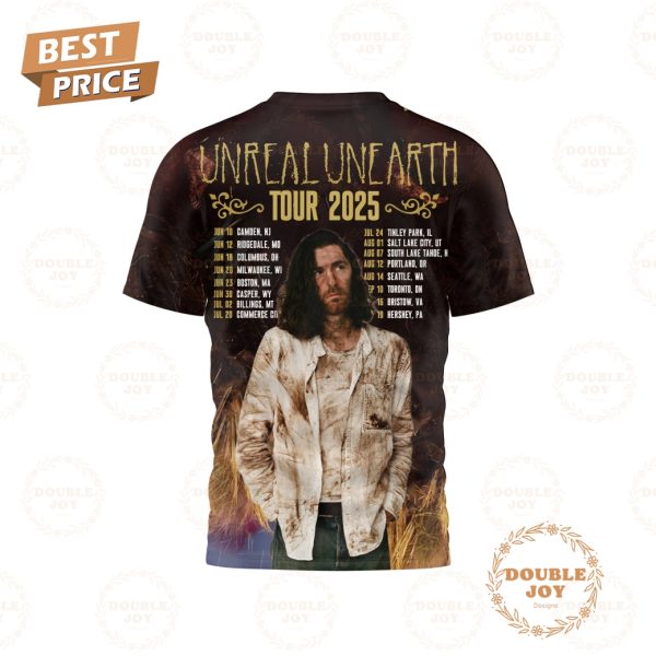 Hozier Unreal Unearth Tour 2025 T-Shirt, Hoodie