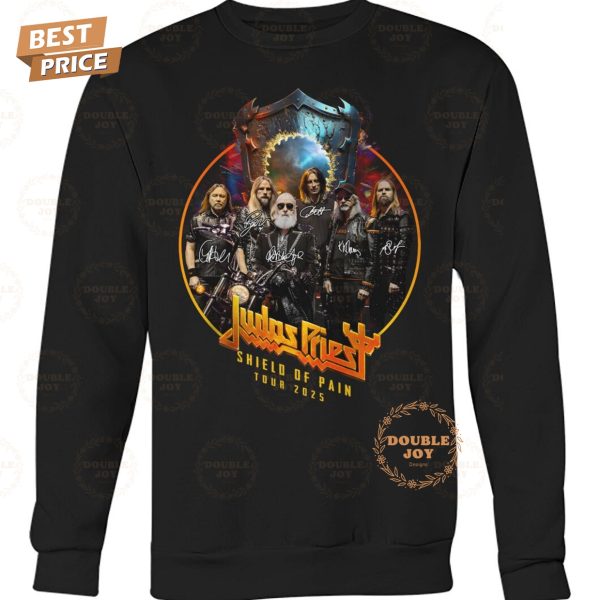 Judas Priest Tour 2025 Shield Of Pain Limited Edition T-Shirt