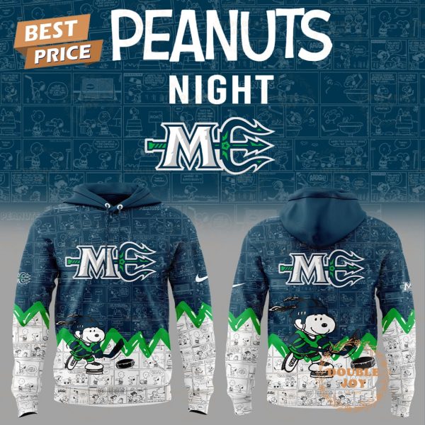 Maine Mariners Peanuts Night 2025 75th Anniversary Hoodie