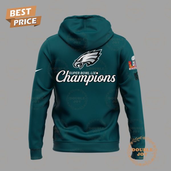 Philadelphia Eagles NFL Super Bowl Champions LIX Champions “2 Times” Limited Edition Hoodie – Blue