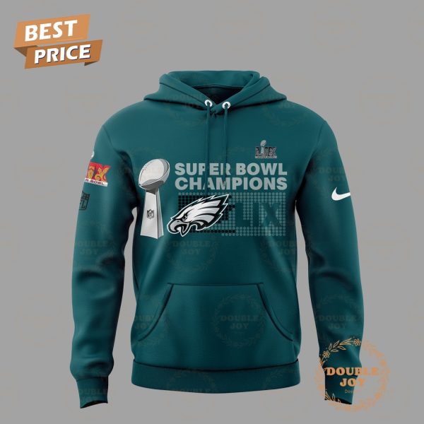 Super Bowl Champions 2025 LIX Philadelphia Eagles NFL Special Edition Hoodie – Blue