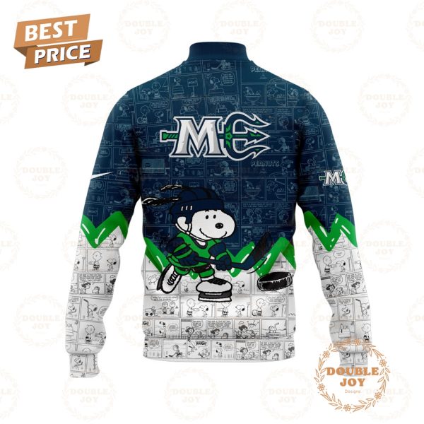 Maine Mariners Peanuts Night 2025 75th Anniversary Baseball Jacket