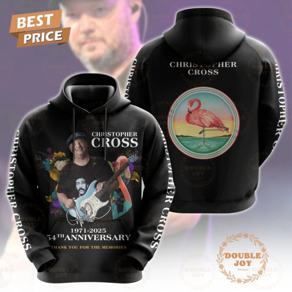 Christopher Cross 54th Anniversary 1971-2025 Thank You For The Memories T-Shirt, Hoodie