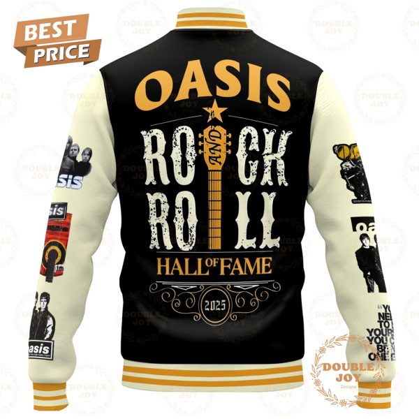 Oasis Rock And Roll Hall Of Fame 2025 Limited Edition Baseball Jacket