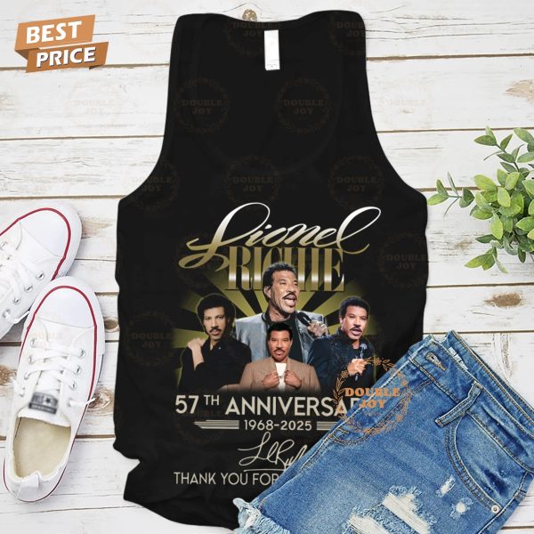 Lionel Richie 57th Anniversary 1968-2025 Thank You For The Memories T-Shirt