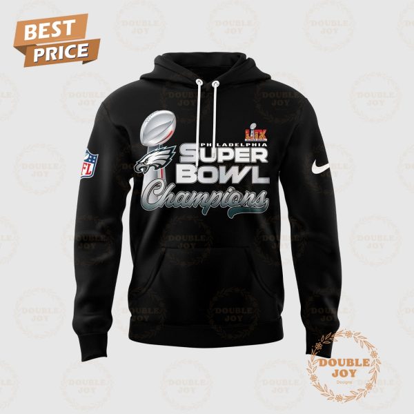 Fly Eagles Fly’ Philadelphia Eagles NFL LIX Super Bowl Champions Limited Edition Hoodie – Black