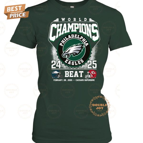 World Champions Philadelphia Eagles NFL 2024-2025 Limited Edition T-Shirt