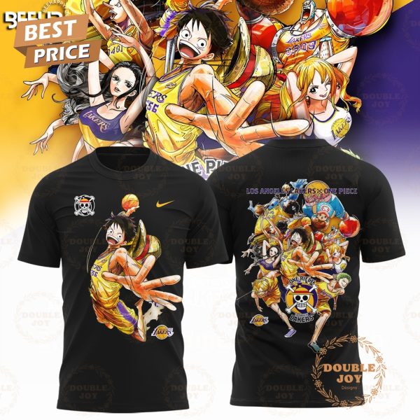 2025 Los Angeles Lakers NBA x Luffy One Piece Limited Edition T-Shirt, Hoodie – Black