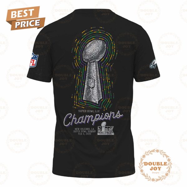 2025 Philadelphia Eagles NFL Super Bowl Champions LIX Champions Special Edition Hoodie