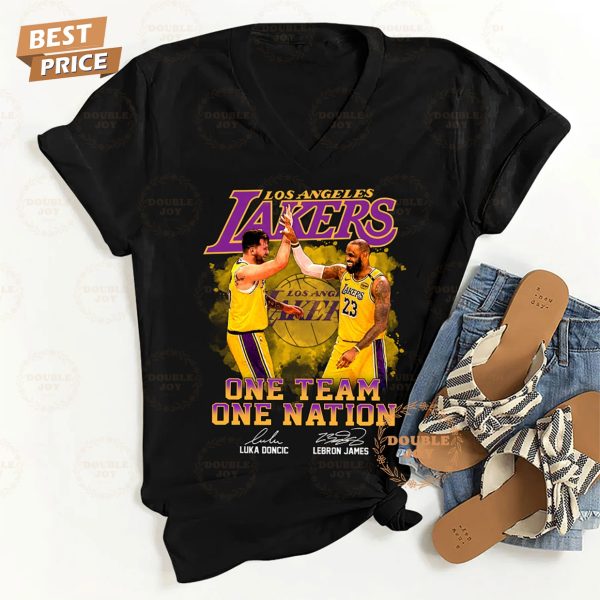 Los Angeles Lakers NBA “One Team, One Nation” New Edition T-Shirt