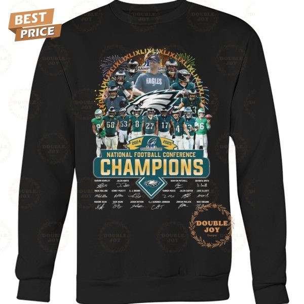 2024-2025 National Football Conference Champions Philadelphia Eagles NFL T-Shirt