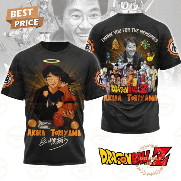 Akira Toriyama x Dragon Ball Z Thank You For The Memories T-Shirt, Hoodie