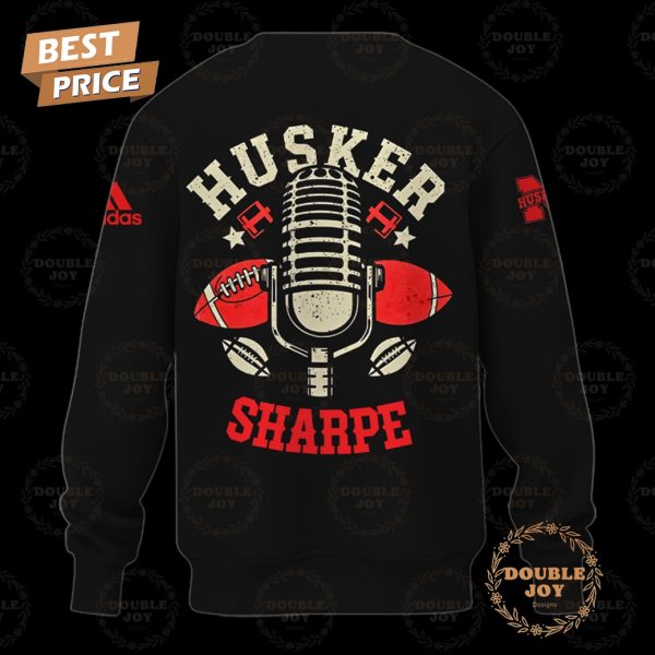 Honoring The Legend Greg Sharpe 1963-2025 “Voice of the Huskers” Limited Edition Hoodie