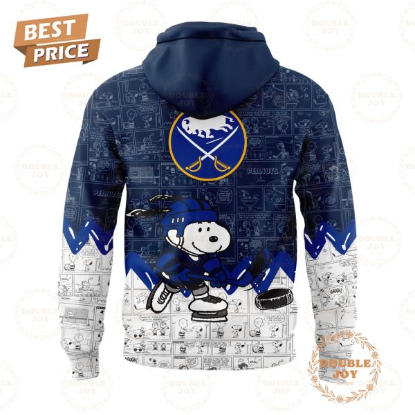 Buffalo Sabres Peanuts Night 75th Anniversary Hoodie – Dark Blue