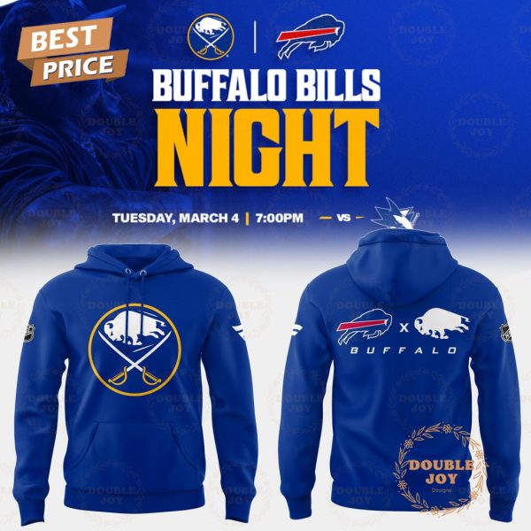 Buffalo Sabres NHL “Buffalo Bills Night” 2025 Limited Edition Hoodie