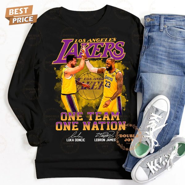 Los Angeles Lakers NBA “One Team, One Nation” New Edition T-Shirt