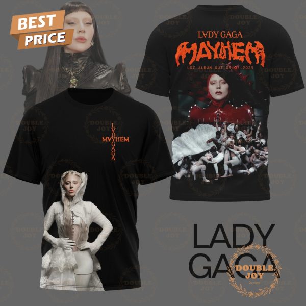 Lady Gaga “Mayhem” LG Album Out 03.07.2025 T-Shirt, Hoodie