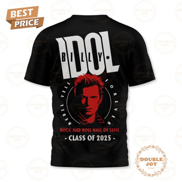 Billy Idol Rock And Roll Hall Of Fame “Calss Of 2025” T-Shirt, Hoodie