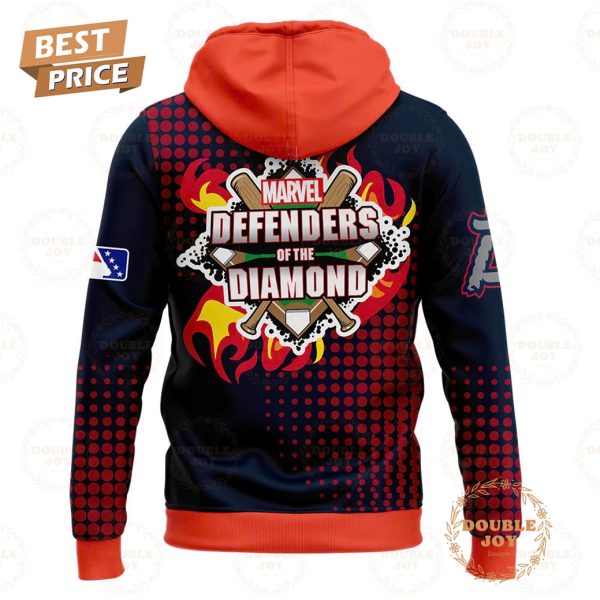 Binghamton Rumble Ponies Marvel Defenders Of The Diamond 2025 Limited Edition Hoodie