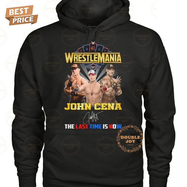 John Cena X WrestleMania The Last Time Is Now Limited Edition T-Shirt