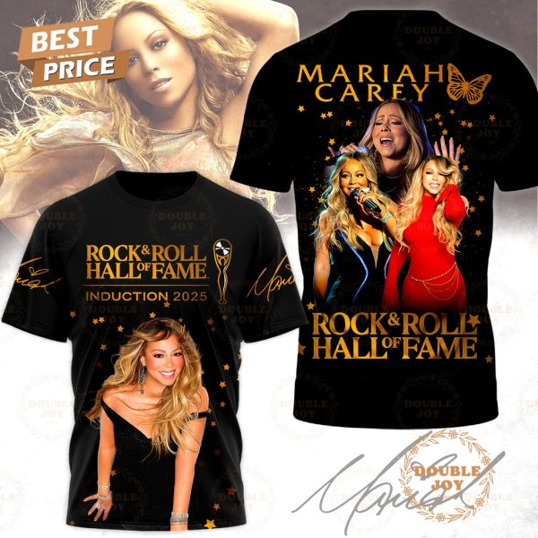 Mariah Carey Rock And Roll Hall Of Fame Induction 2025 T-Shirt, Hoodie