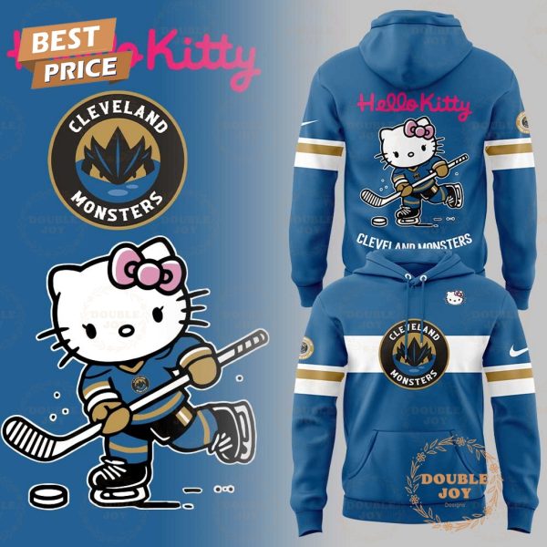 Cleveland Monsters AHL x Hello Kitty 2025 New Edition Hoodie