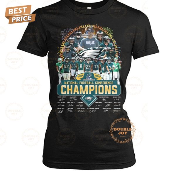 2024-2025 National Football Conference Champions Philadelphia Eagles NFL T-Shirt