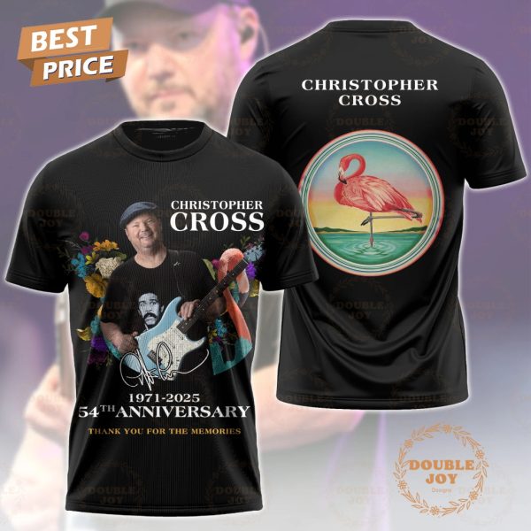 Christopher Cross 54th Anniversary 1971-2025 Thank You For The Memories T-Shirt, Hoodie