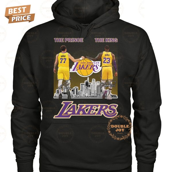 Los Angeles Lakers NBA Number 77 “The Prince”, Number 23 “The King” T-Shirt