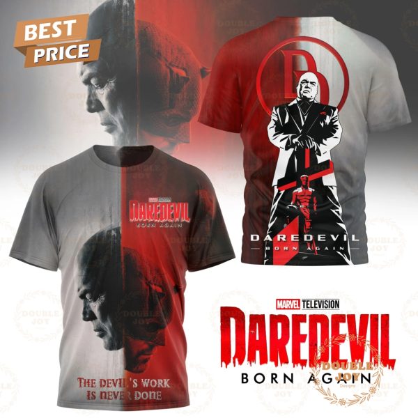 Daredevil: Born Again The Devil’s Work Is Never Done Limited Edition T-Shirt, Hoodie