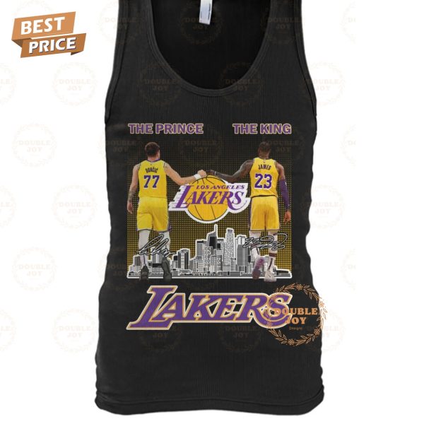 Los Angeles Lakers NBA Number 77 “The Prince”, Number 23 “The King” T-Shirt