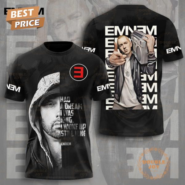 Eminem Had A Dream I Was King I Woke Up Still King 2025 Limited Edition T-Shirt, Hoodie