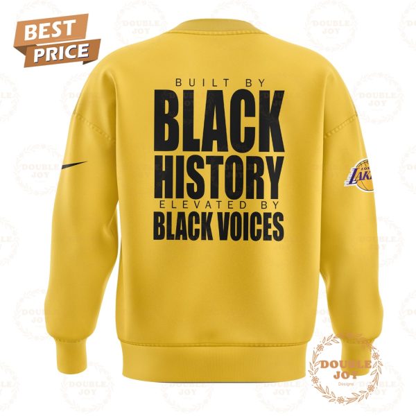 Los Angeles Lakers Built By Black History Elevated By Black Voices Limited Edition Hoodie