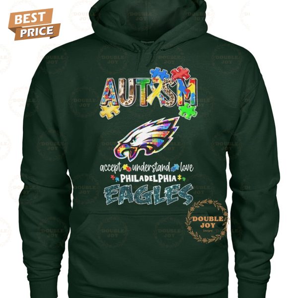 Philadelphia Eagles Autism Accept Understand Love Limited Edition T-Shirt