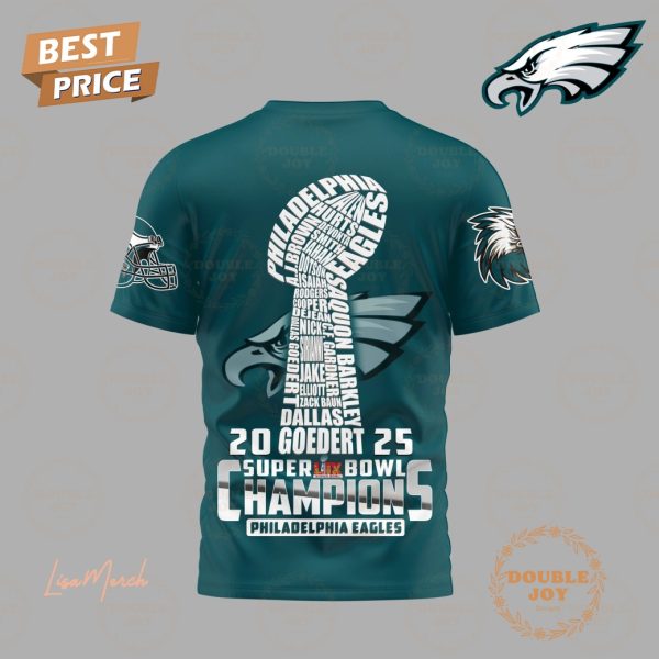 2025 LIX Super Bowl Champions Philadelphia Eagles NFL T-Shirt, Hoodie