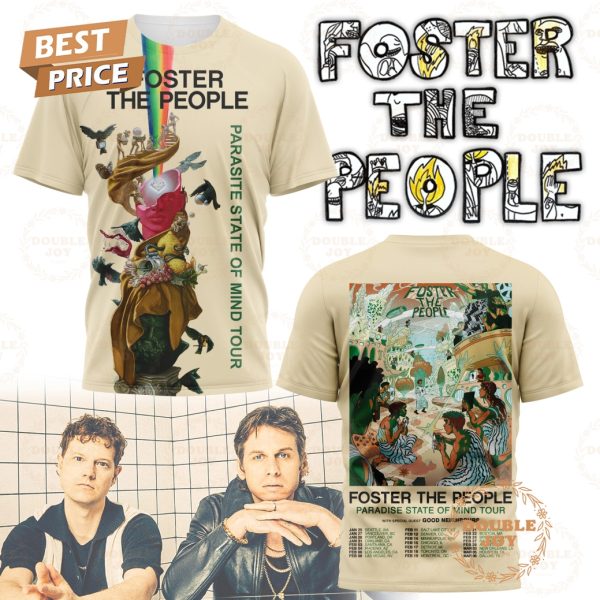 Foster The People Paradise State Of Mind Tour Limited Edition T-Shirt, Hoodie