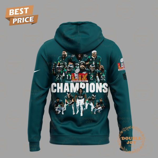 Super Bowl Champions 2025 LIX Philadelphia Eagles NFL Special Edition Hoodie – Blue