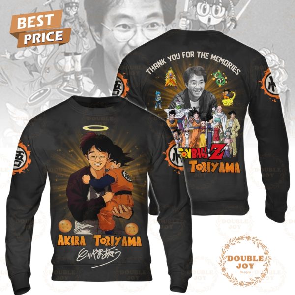 Akira Toriyama x Dragon Ball Z Thank You For The Memories T-Shirt, Hoodie