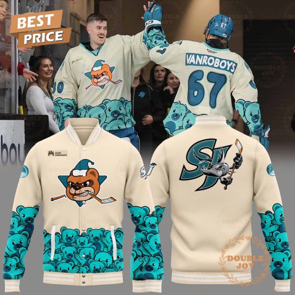 San Jose Barracuda AHL New Edition 2025 Baseball Jacket