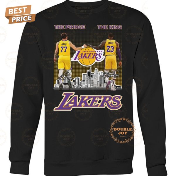 Los Angeles Lakers NBA Number 77 “The Prince”, Number 23 “The King” T-Shirt